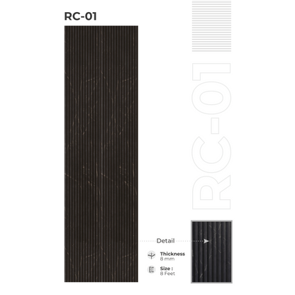 RC - 01 / CISCON LOUVERS / RICH COLLECTION/ LOUVERS / 8 FT x 5 INCH x 8MM