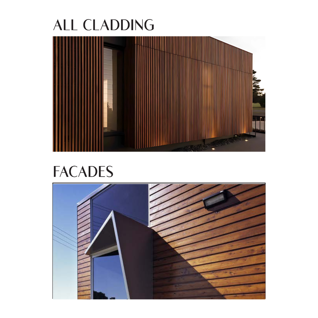 VPEX 1: AFRICAN TEAK / WPC WOODCLAD / ACP BASED LOUVERS / 9 FT x 219 MM x 26 MM