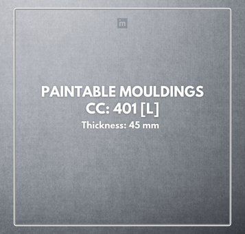 CC 401 [L] - 45MM - PAINTABLE MOULDING - CISCON