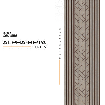 ALPHA- 21 / CISCON VOGUE COLLECTION / ALPHA-BETA SERIES / LOUVERS / 8 FT x 170MM