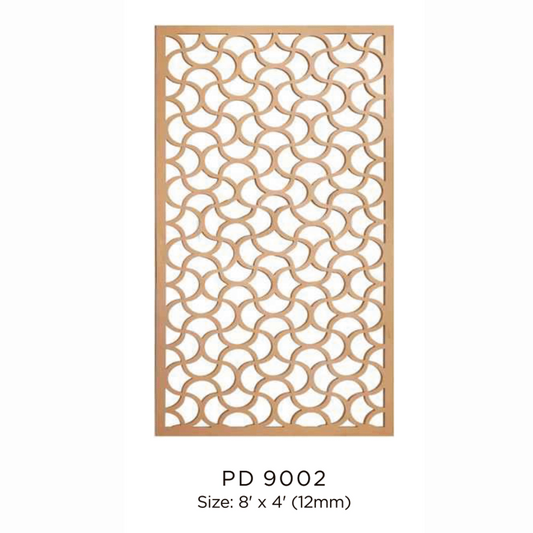 PD- 9002 - HDHMR MDF PANEL -  ( 12MM - 8 FT X 4FT ) - MDF GRILL BOARD