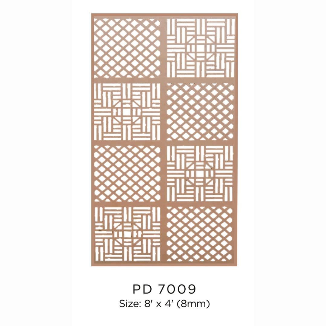 PD- 7009 - HDHMR MDF PANEL -  ( 8MM - 8 FT X 4FT ) - MDF GRILL BOARD