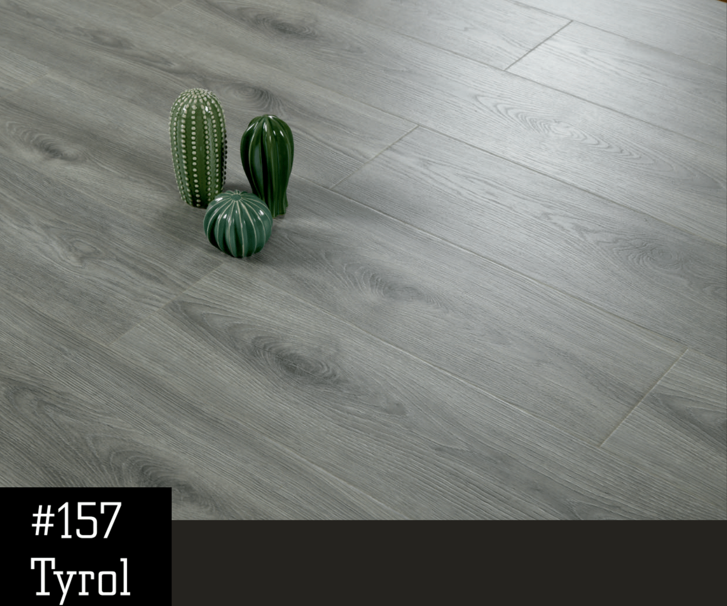 157 - TYROL - AC5 1215MM X 240MM X 12MM -  RUSTIC ROYAL OAK COLLECTION - LAMINATE FLOORING