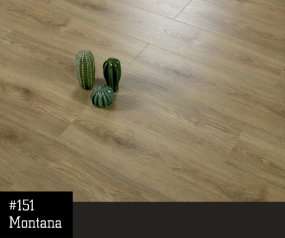 151 - MONTANA - AC5 1215MM X 240MM X 12MM -  RUSTIC ROYAL OAK COLLECTION - LAMINATE FLOORING