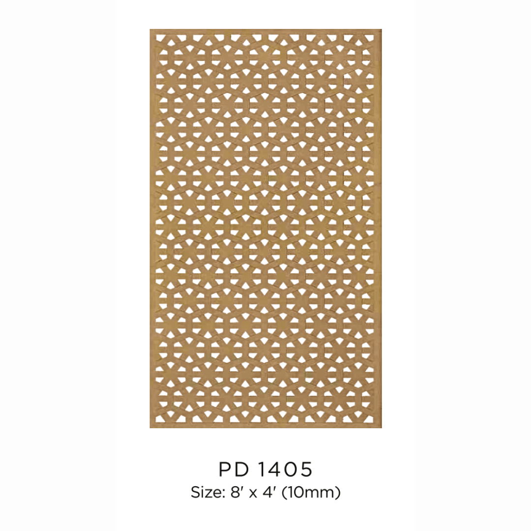 PD- 1405 - HDHMR MDF PANEL -  ( 10MM - 8 FT X 4FT ) - MDF GRILL BOARD