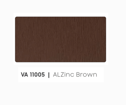 VA - 11005 - ALZINC BROWN- ALZINC  - 8FT X 4FT / 10FT X 4FT / 12FT X 4FT - 3MM- VIVA - ACP