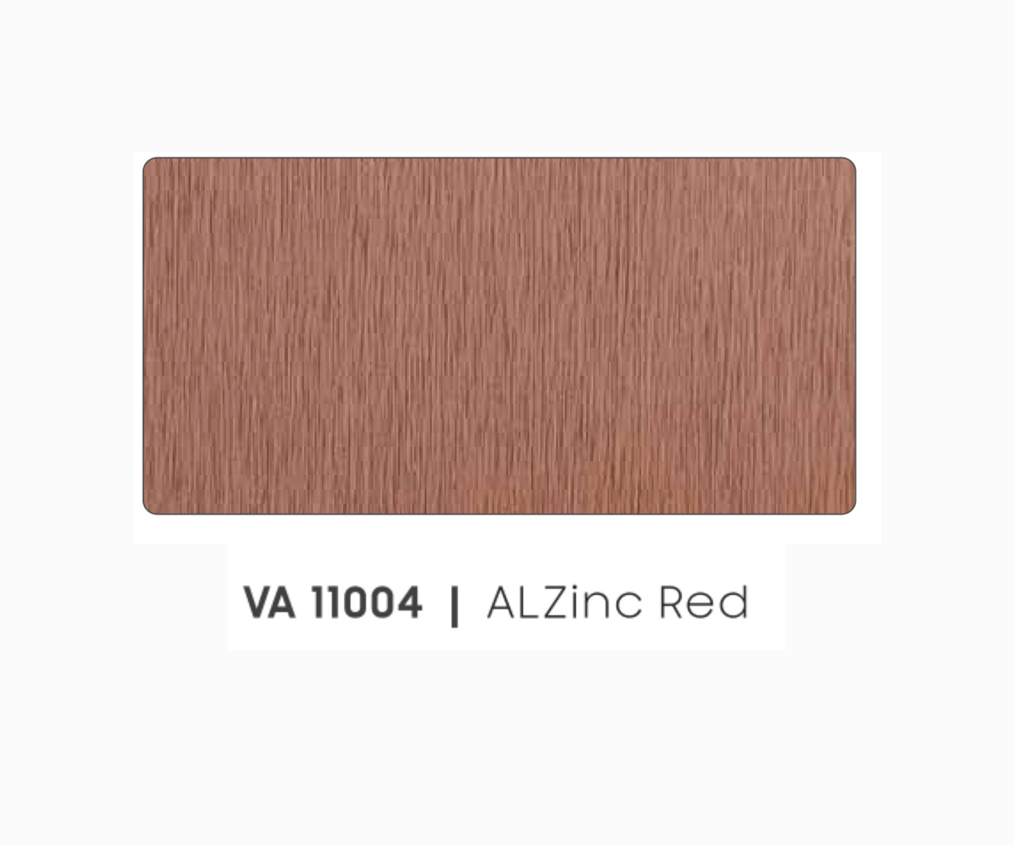 VA - 11004 - ALZINC RED - ALZINC  - 8FT X 4FT / 10FT X 4FT / 12FT X 4FT - 3MM- VIVA - ACP