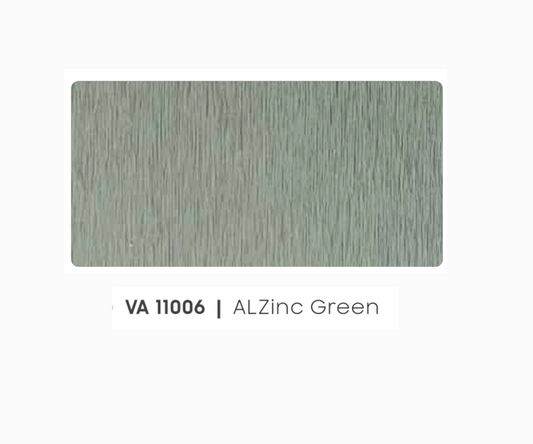 VA - 11006 - ALZINC GREEN - ALZINC  - 8FT X 4FT / 10FT X 4FT / 12FT X 4FT - 3MM- VIVA - ACP