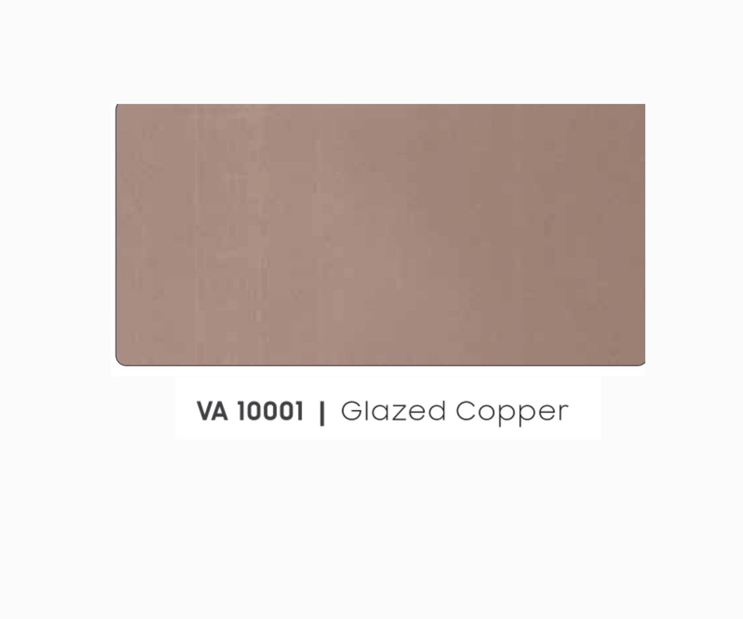 VA - 10001 - GLAZED COPPER - TARNISH METALLUM  - 8FT X 4FT / 10FT X 4FT / 12FT X 4FT - 3MM- VIVA - ACP