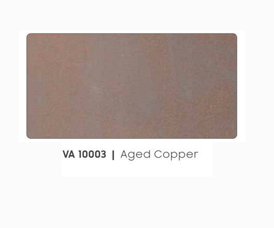 VA - 10003 - AGED COPPER - TARNISH METALLUM  - 8FT X 4FT / 10FT X 4FT / 12FT X 4FT - 3MM- VIVA - ACP