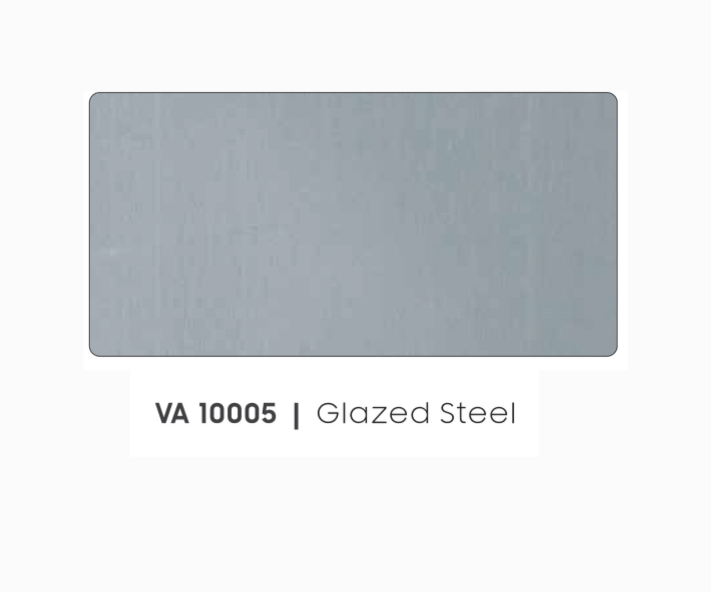 VA - 10005 - GLAZED STEEL - TARNISH METALLUM  - 8FT X 4FT / 10FT X 4FT / 12FT X 4FT - 3MM- VIVA - ACP