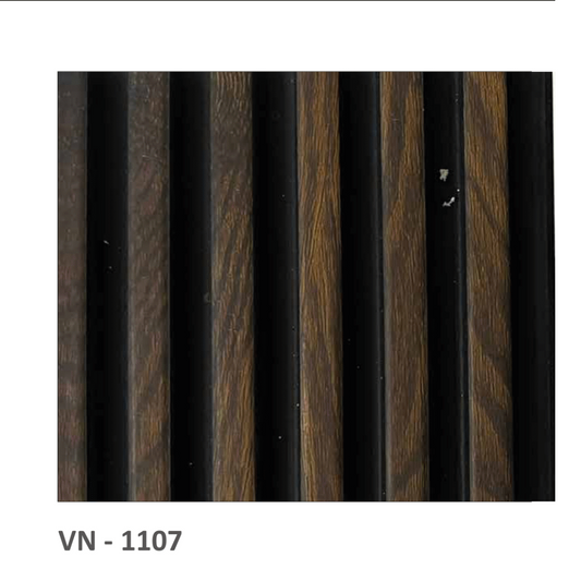 VN - 1107 / PVC LOUVERS / AVANA ULTRA - LITE PLANK / 8 FT x 5 INCH x 12MM