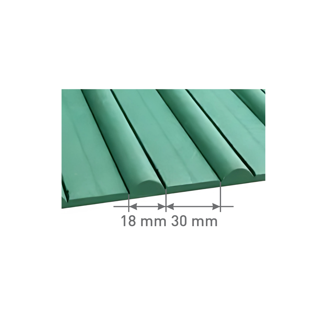 5904 / 12MM THICKNESS / 10'x4' SIZE / 25.5KG WEIGHT / HD-HMR-MDF / MDF FLUTED PANEL / GLO PANEL