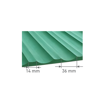 5908 / 12MM THICKNESS / 10'x4' SIZE / 25.8KG WEIGHT / HD-HMR-MDF / MDF FLUTED PANEL / GLO PANEL