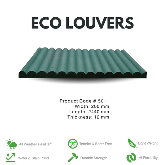 5011 / ECO LOUVERS / PREMIUM FLUTED PANELS / 2440MM x 200MM x 12MM