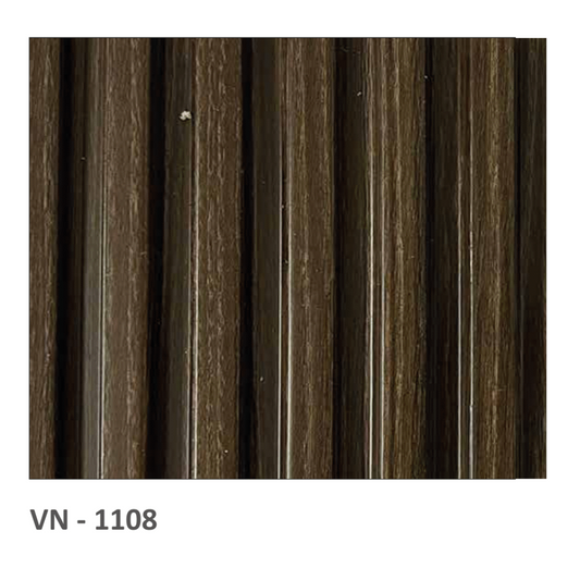 VN - 1108 / PVC LOUVERS / AVANA ULTRA - LITE PLANK / 8 FT x 5 INCH x 12MM