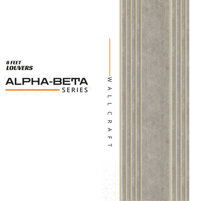 ALPHA - 15 / CISCON VOGUE COLLECTION / ALPHA-BETA SERIES / LOUVERS / 8 FT x 170MM