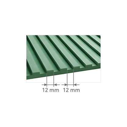 6106 / 12MM THICKNESS / 8'x4' SIZE / 20 KG WEIGHT / HD-HMR-MDF / MDF FLUTED PANEL / GLO PANEL
