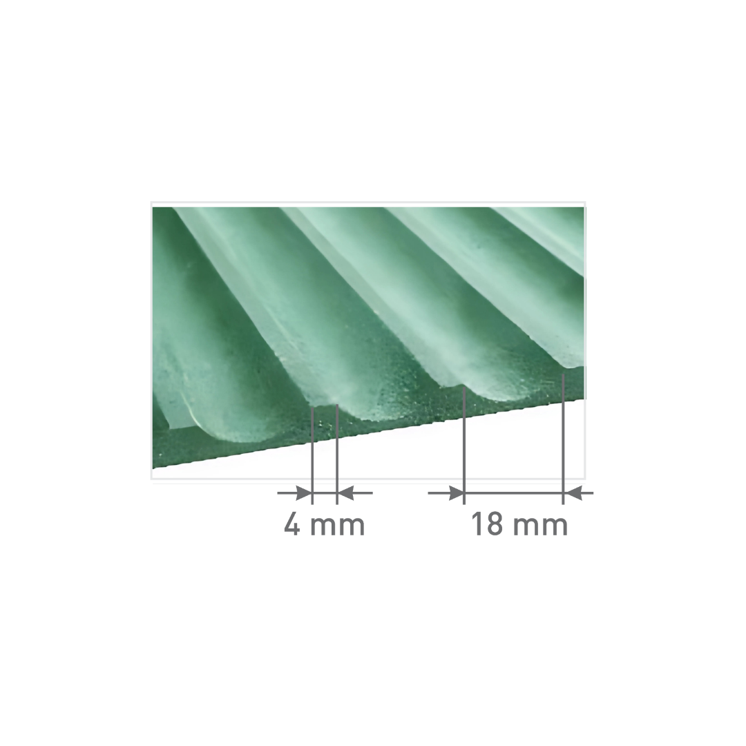 6109 / 12MM THICKNESS / 8'x4' SIZE / 19.6KG WEIGHT / HD-HMR-MDF / MDF FLUTED PANEL / GLO PANEL