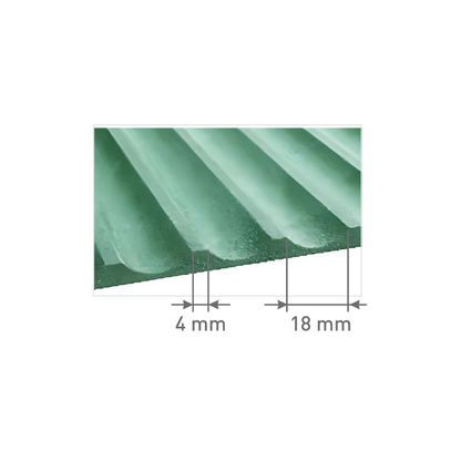 6109 / 12MM THICKNESS / 8'x4' SIZE / 19.6KG WEIGHT / HD-HMR-MDF / MDF FLUTED PANEL / GLO PANEL