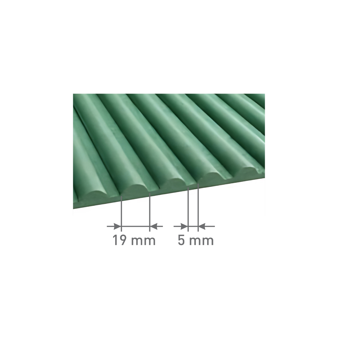 6113 / 12MM THICKNESS / 8'x4' SIZE / 19.8KG WEIGHT / HD-HMR-MDF / MDF FLUTED PANEL / GLO PANEL