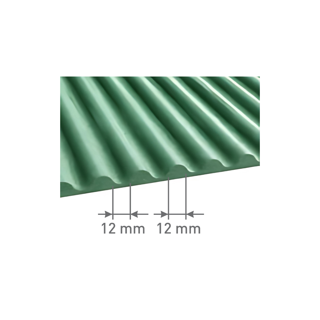 6114 / 12MM THICKNESS / 8'x4' SIZE / 19.8KG WEIGHT / HD-HMR-MDF / MDF FLUTED PANEL / GLO PANEL