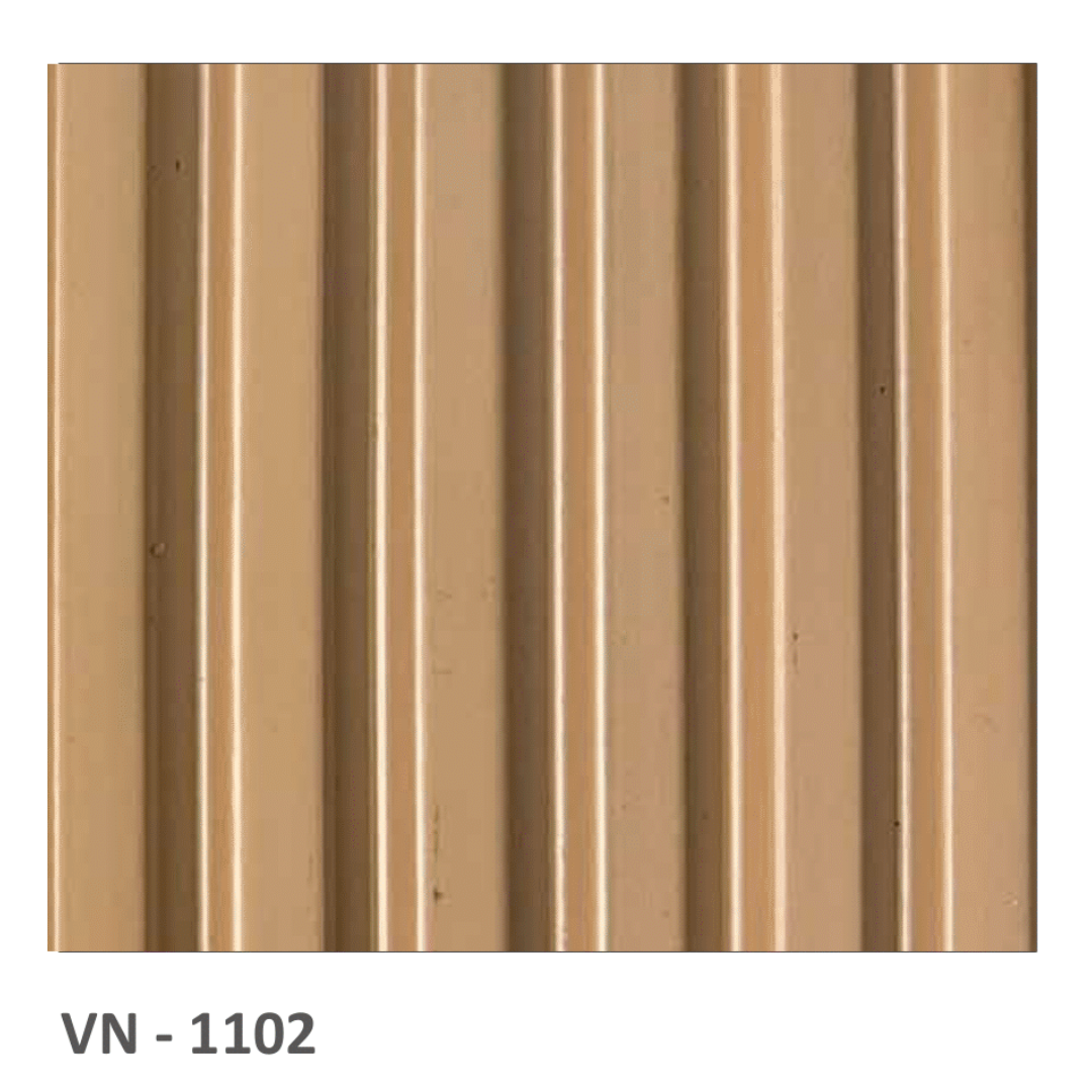 VN - 1102 / PVC LOUVERS / AVANA ULTRA - LITE PLANK / 8 FT x 5 INCH x 12MM