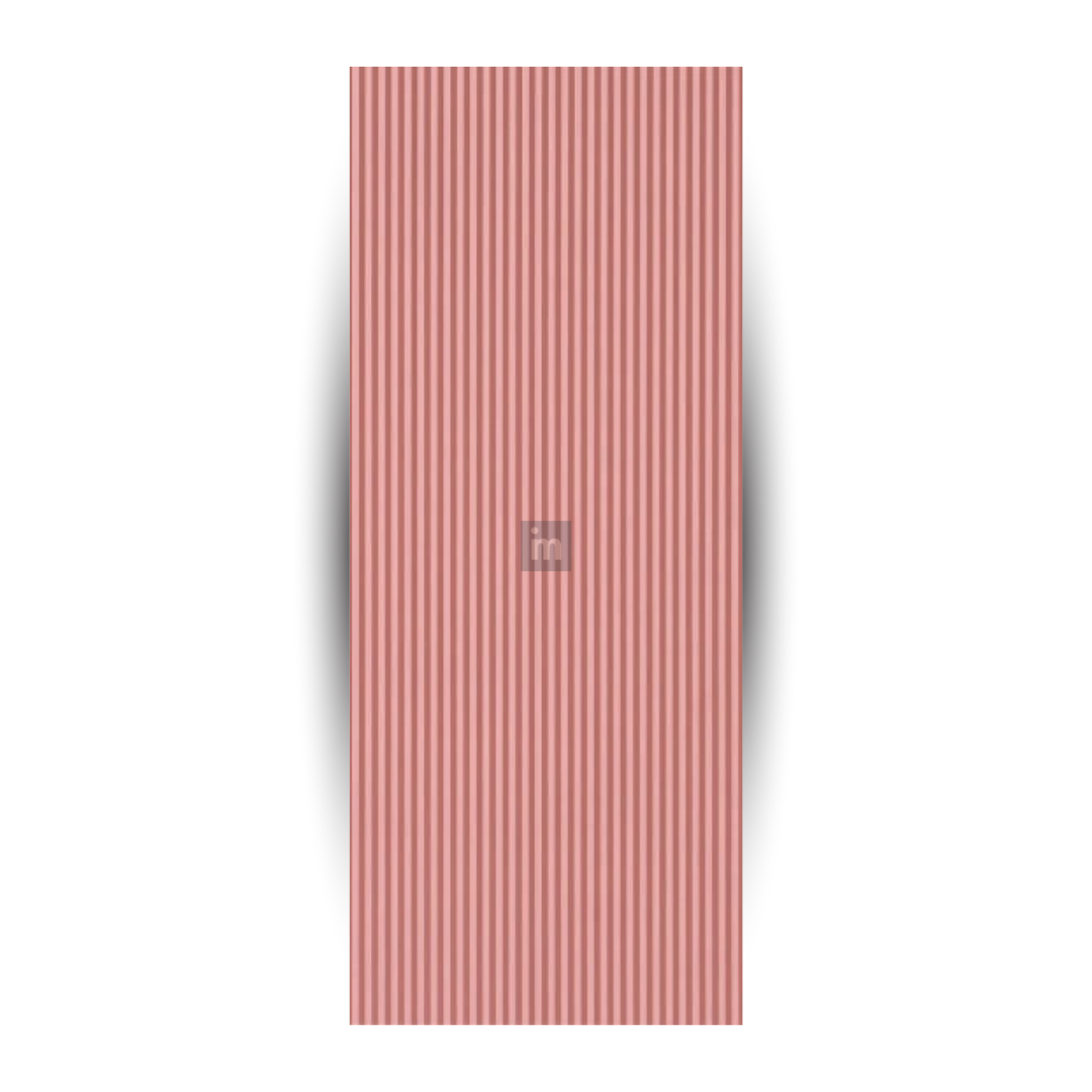 6401 / 16.5MM THICKNESS / 8'x4' SIZE / 28 KG WEIGHT / HMR PINK MDF / MDF FLUTED PANEL / GLO PANEL