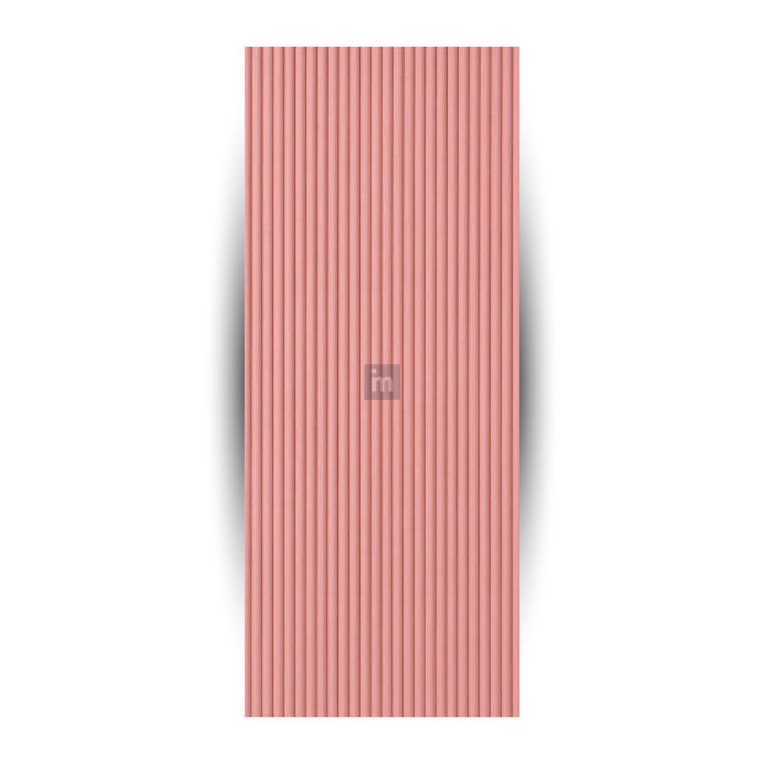 6402 / 16.5MM THICKNESS / 8'x4' SIZE / 28 KG WEIGHT / HMR PINK MDF / MDF FLUTED PANEL / GLO PANEL