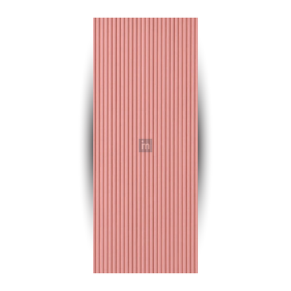 6402 / 16.5MM THICKNESS / 8'x4' SIZE / 28 KG WEIGHT / HMR PINK MDF / MDF FLUTED PANEL / GLO PANEL