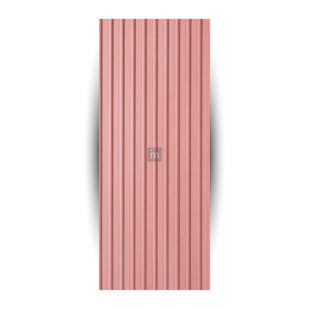 6403 / 16.5MM THICKNESS / 8'x4' SIZE / 28 KG WEIGHT / HMR PINK MDF / MDF FLUTED PANEL / GLO PANEL
