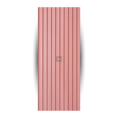 6403 / 16.5MM THICKNESS / 8'x4' SIZE / 28 KG WEIGHT / HMR PINK MDF / MDF FLUTED PANEL / GLO PANEL