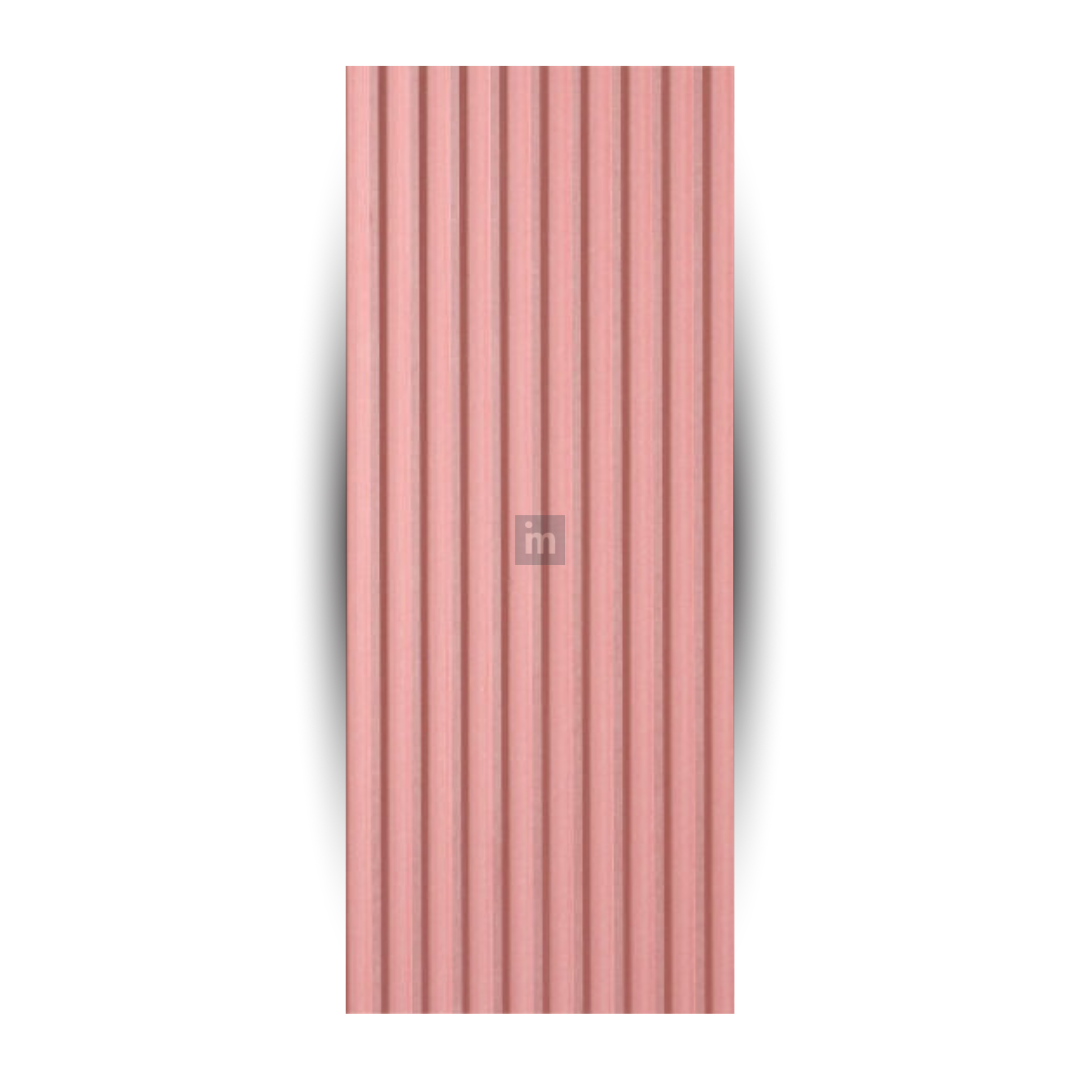 6404 / 16.5MM THICKNESS / 8'x4' SIZE / 28 KG WEIGHT / HMR PINK MDF / MDF FLUTED PANEL / GLO PANEL