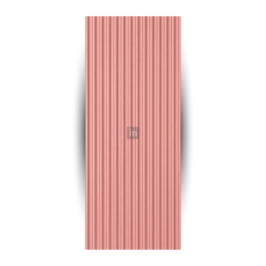 6405 / 16.5MM THICKNESS / 8'x4' SIZE / 28 KG WEIGHT / HMR PINK MDF / MDF FLUTED PANEL / GLO PANEL