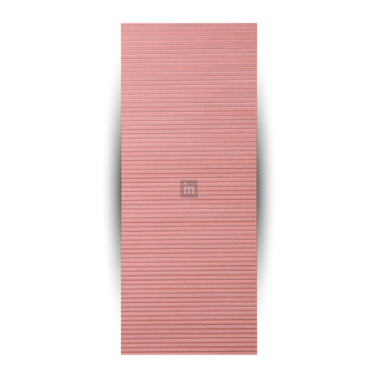 6406 / 16.5MM THICKNESS / 8'x4' SIZE / 28 KG WEIGHT / HMR PINK MDF / MDF FLUTED PANEL / GLO PANEL