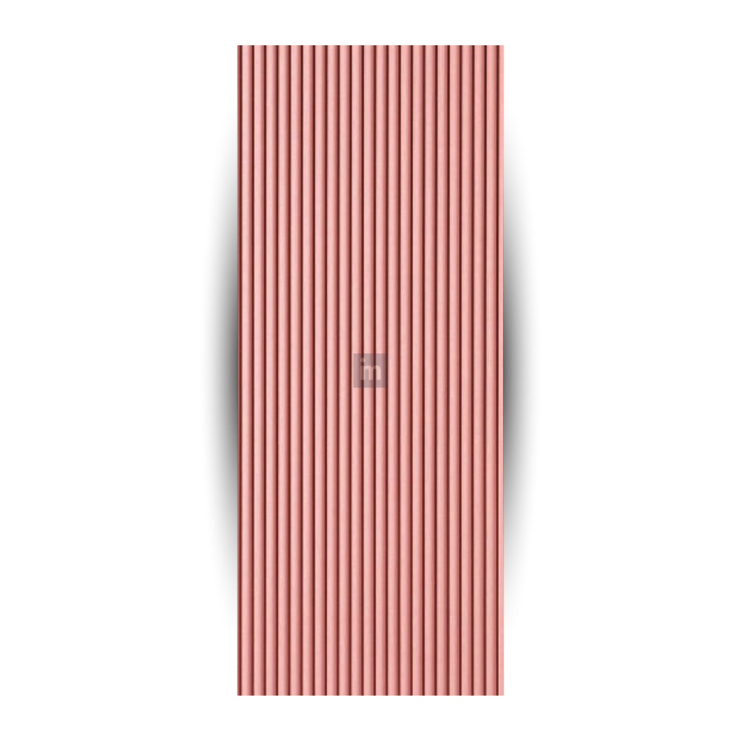 6407 / 16.5MM THICKNESS / 8'x4' SIZE / 28 KG WEIGHT / HMR PINK MDF / MDF FLUTED PANEL / GLO PANEL