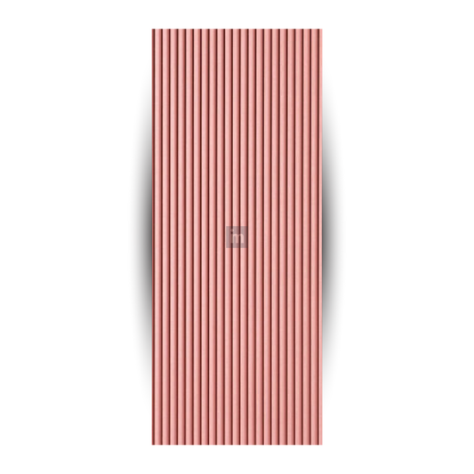 6407 / 16.5MM THICKNESS / 8'x4' SIZE / 28 KG WEIGHT / HMR PINK MDF / MDF FLUTED PANEL / GLO PANEL