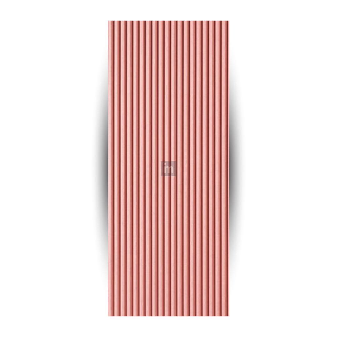 6408 / 16.5MM THICKNESS / 8'x4' SIZE / 28 KG WEIGHT / HMR PINK MDF / MDF FLUTED PANEL / GLO PANEL