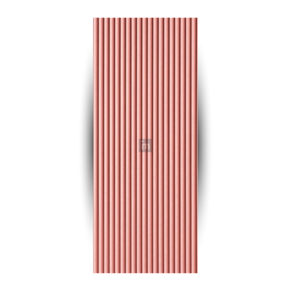 6408 / 16.5MM THICKNESS / 8'x4' SIZE / 28 KG WEIGHT / HMR PINK MDF / MDF FLUTED PANEL / GLO PANEL