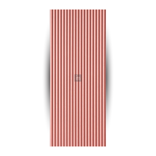 6408 / 16.5MM THICKNESS / 8'x4' SIZE / 28 KG WEIGHT / HMR PINK MDF / MDF FLUTED PANEL / GLO PANEL