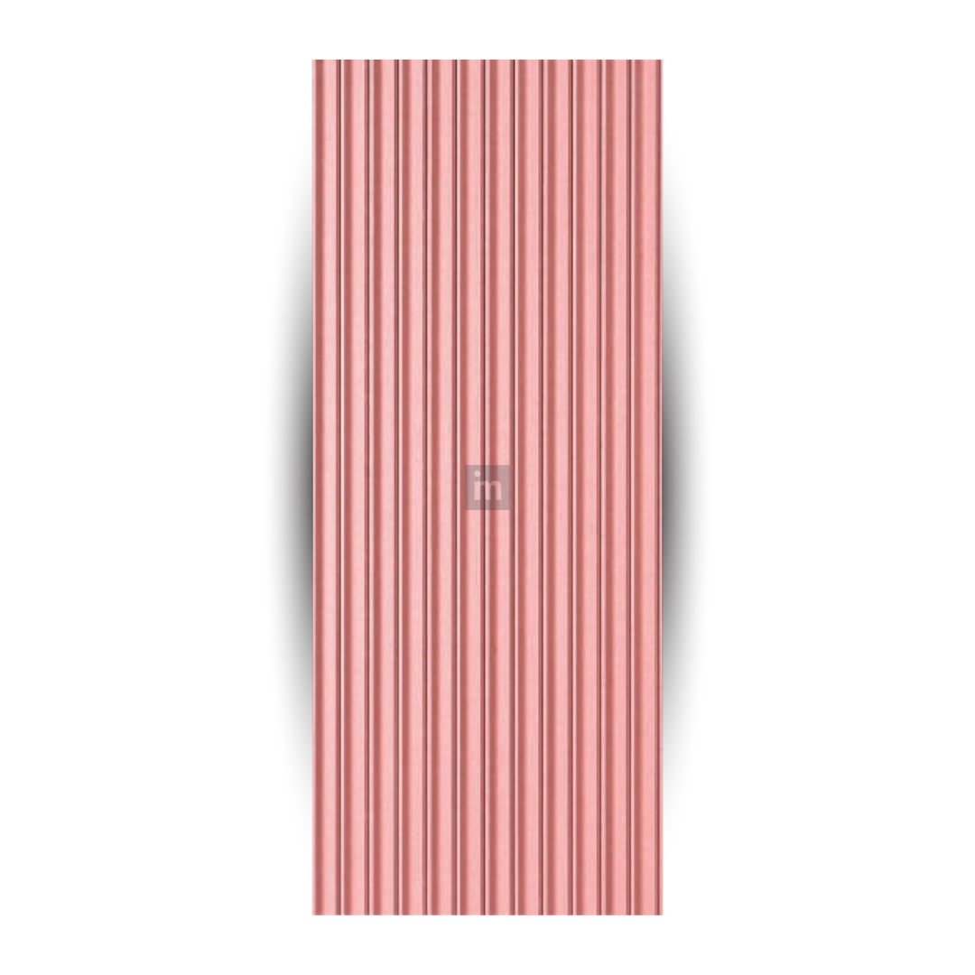 6409 / 16.5MM THICKNESS / 8'x4' SIZE / 28 KG WEIGHT / HMR PINK MDF / MDF FLUTED PANEL / GLO PANEL