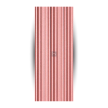 6409 / 16.5MM THICKNESS / 8'x4' SIZE / 28 KG WEIGHT / HMR PINK MDF / MDF FLUTED PANEL / GLO PANEL