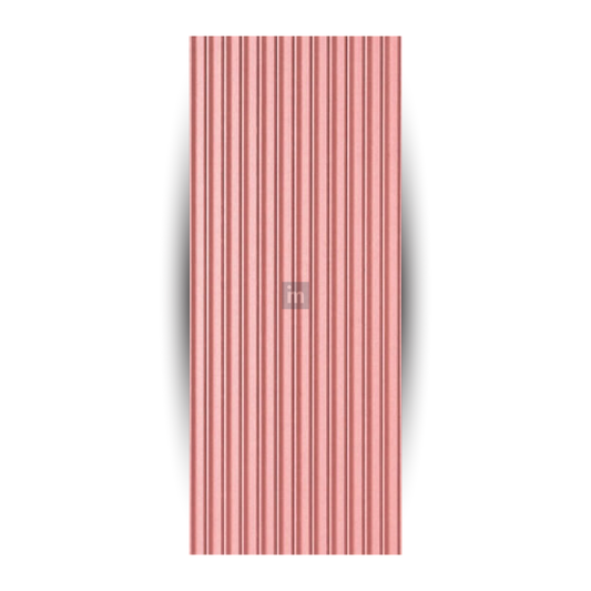 6409 / 16.5MM THICKNESS / 8'x4' SIZE / 28 KG WEIGHT / HMR PINK MDF / MDF FLUTED PANEL / GLO PANEL