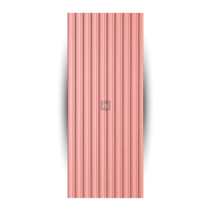 6410 / 16.5MM THICKNESS / 8'x4' SIZE / 28 KG WEIGHT / HMR PINK MDF / MDF FLUTED PANEL / GLO PANEL