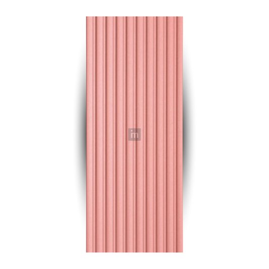 6410 / 16.5MM THICKNESS / 8'x4' SIZE / 28 KG WEIGHT / HMR PINK MDF / MDF FLUTED PANEL / GLO PANEL