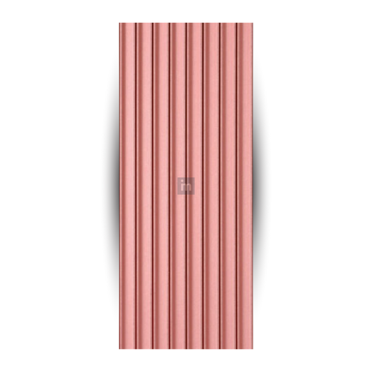 6411 / 16.5MM THICKNESS / 8'x4' SIZE / 28 KG WEIGHT / HMR PINK MDF / MDF FLUTED PANEL / GLO PANEL