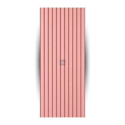 6412 / 16.5MM THICKNESS / 8'x4' SIZE / 28 KG WEIGHT / HMR PINK MDF / MDF FLUTED PANEL / GLO PANEL