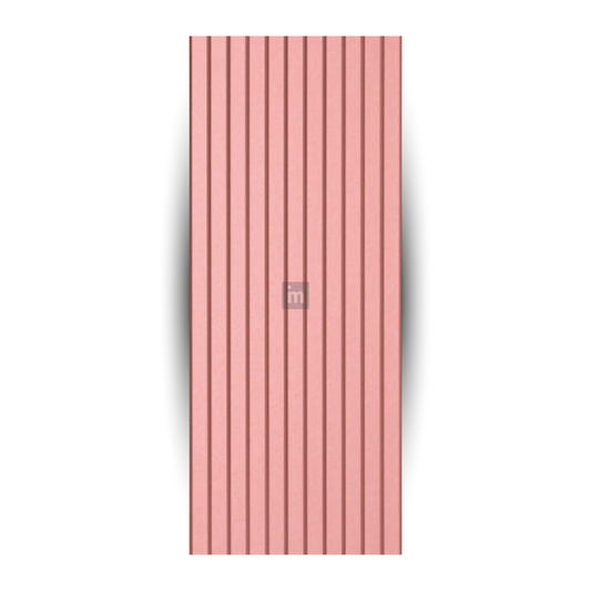 6412 / 16.5MM THICKNESS / 8'x4' SIZE / 28 KG WEIGHT / HMR PINK MDF / MDF FLUTED PANEL / GLO PANEL