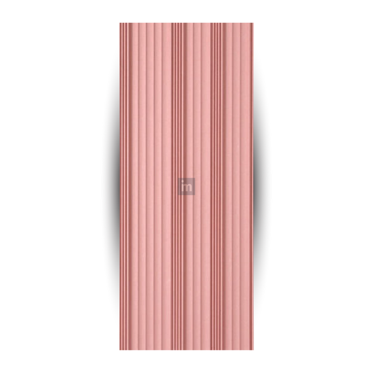 6413 / 16.5MM THICKNESS / 8'x4' SIZE / 28 KG WEIGHT / HMR PINK MDF / MDF FLUTED PANEL / GLO PANEL