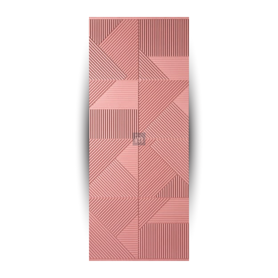 6417 / 16.5MM THICKNESS / 8'x4' SIZE / 28 KG WEIGHT / HMR PINK MDF / MDF FLUTED PANEL / GLO PANEL